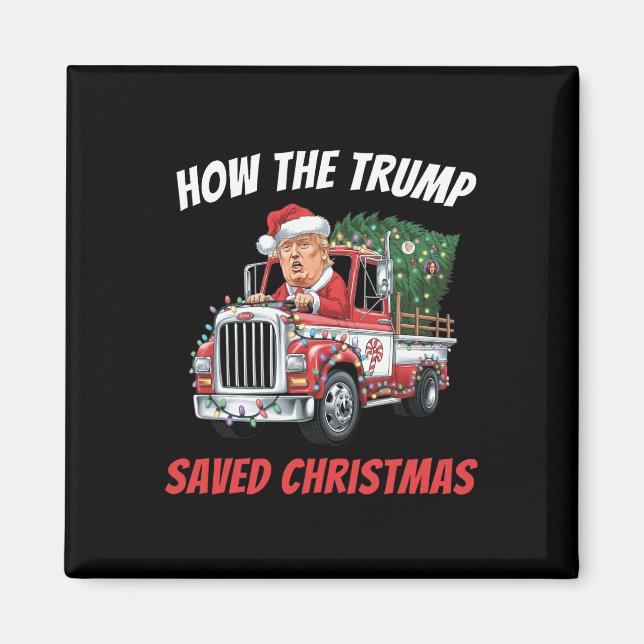 Hur Trump sparade julklapparna 2 Magnet (Framsidan)