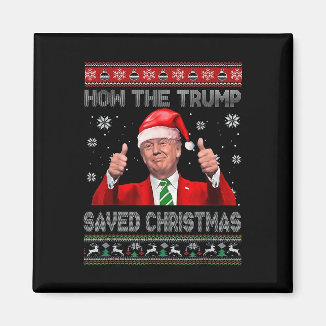 Hur trumpens sparade julklappen i Ugly Swe Magnet (Framsidan)