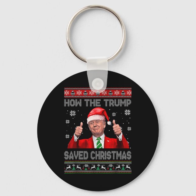 Hur trumpens sparade julklappen i Ugly Swe Nyckelring (Framsida)