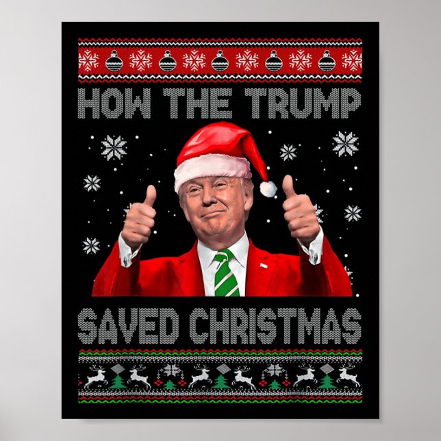 Hur trumpens sparade julklappen i Ugly Swe Poster (Framsidan)