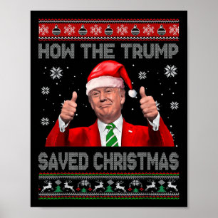 Hur trumpens sparade julklappen i Ugly Swe Poster