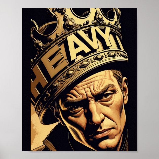 Hur tungt Krona är (design 2) Poster (Framsidan)