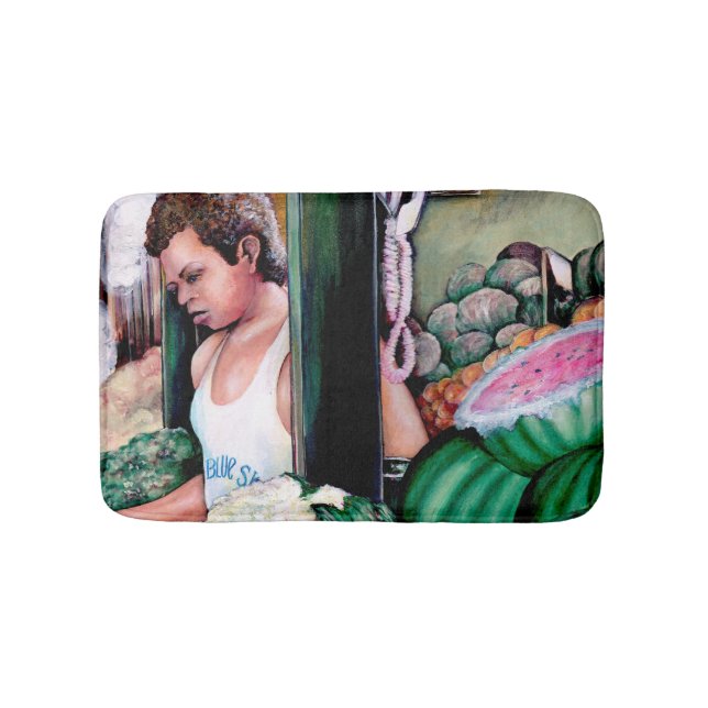 Hur tycker du om melonerna? badrumsmatta (Framsidan)