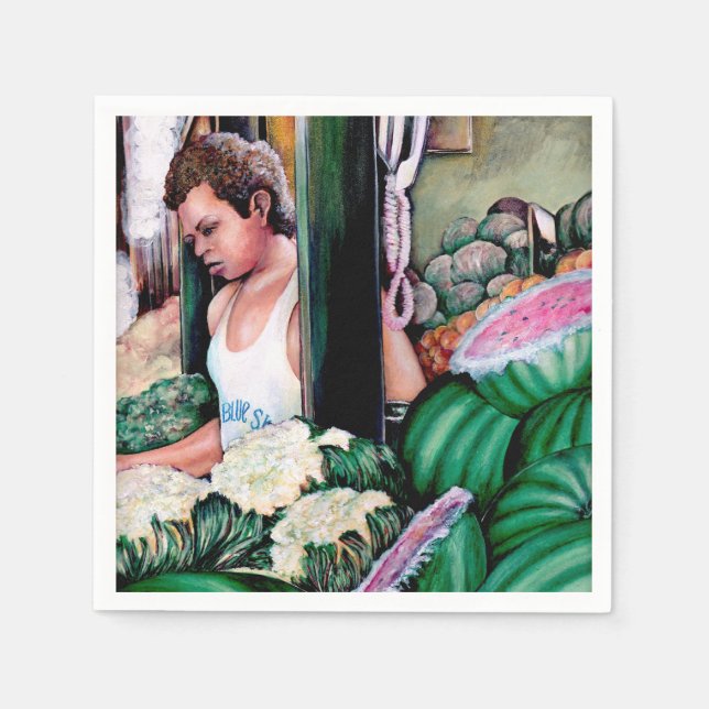 Hur tycker du om Melonerna? Pappersservett (Framsidan)