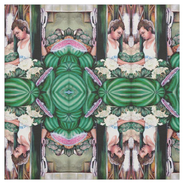 Hur tycker du om melonerna? tyg (Provkarta)