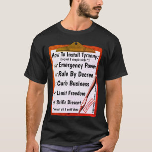 Hur - Tyranny (mörk) T-Shirt
