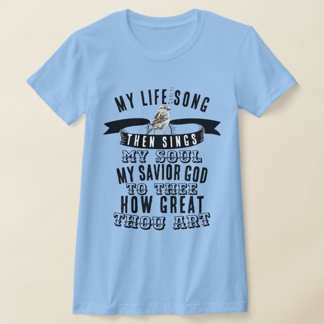 Hur Underbar du är Art Hymnal - Musik noter och få T Shirt (Laydown)