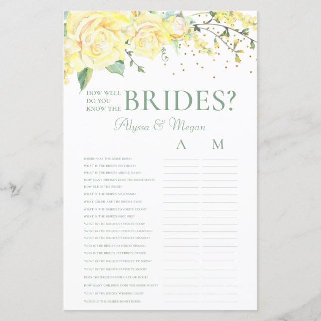 Hur väl känner du till Brudens gula rosor HBTQ (Framsida)