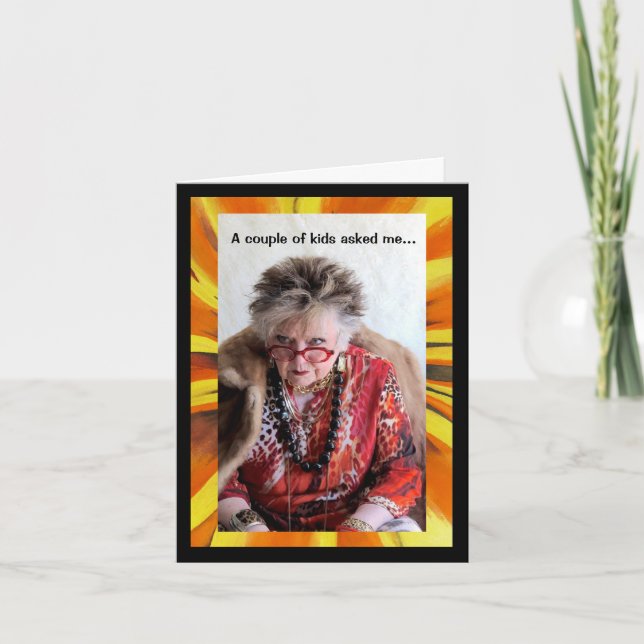 Hur var det för mig att växa upp? kort (Framsida)