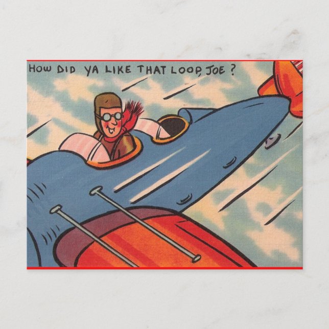 Hur var det med slingan, Joe? Vykort (Framsida)