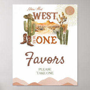 Hur Västern var en Födelsedagsfests Cowboy-favorit Poster