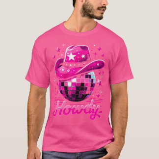 Hur Western Disco Sängkammarparty Rodeo Cowgi T Shirt