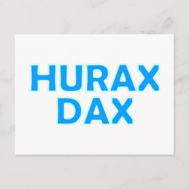 Hurax Dax bayrisch bayerisch Bayern Vykort (Framsida)