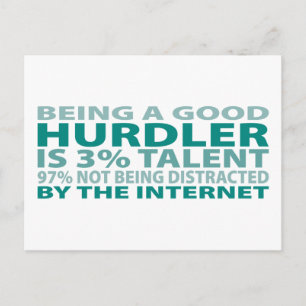 Hurdler 3 % Talent Vykort