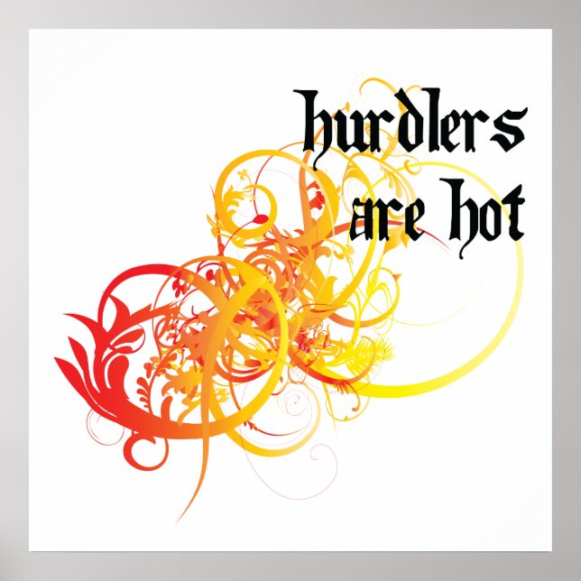 Hurdlers är Hett Poster (Framsidan)