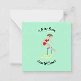 Hurdles Anteckningskort