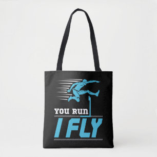 Hurdles You Springa I Fly Hurdler Track Fält Tygkasse