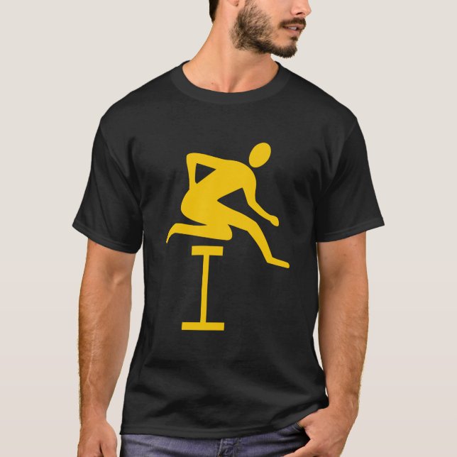 Hurdling - Amber Tee Shirt (Framsida)