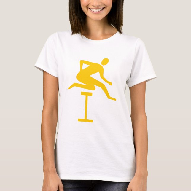 Hurdling - Amber Tee Shirt (Framsida)