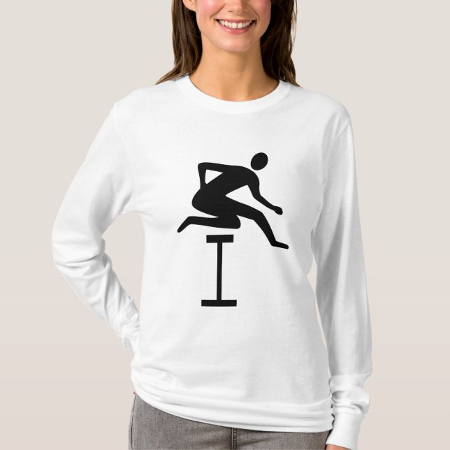 Hurdling - Black Tee (Framsida)