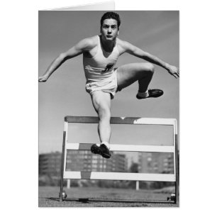 Hurdling Hälsningskort