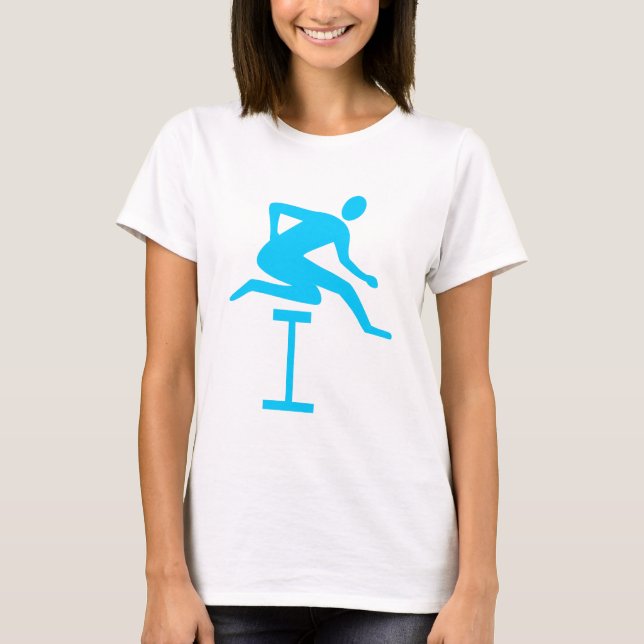 Hurdling - Himlar Blue Tee (Framsida)