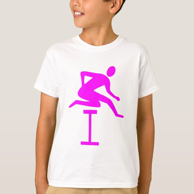 Hurdling - Magenta Tee (Framsida)