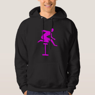 Hurdling - Magenta Tröja Med Luva