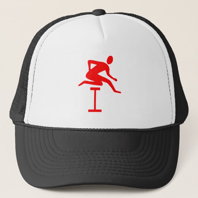 Hurdling - Red Truckerkeps (Framsida)