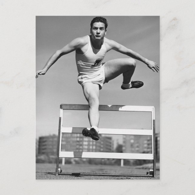 Hurdling Vykort (Framsida)