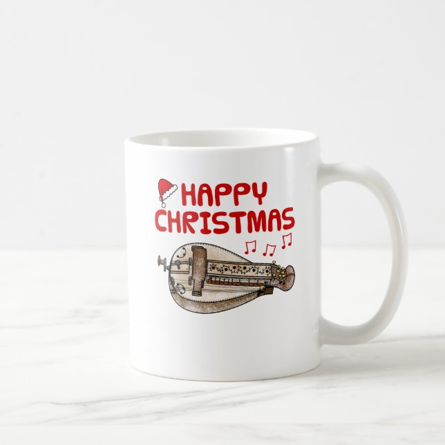 Hurdy Gurdy jul FolMusician Music Teacher Kaffemugg (Höger)