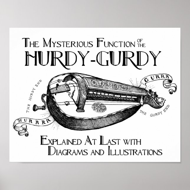 Hurdy-Gurdy poster (Framsidan)