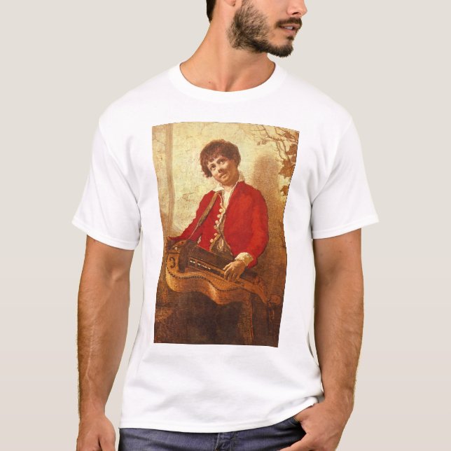 Hurdyen-Gurdy Boy_Groups och figurer T-shirt (Framsida)