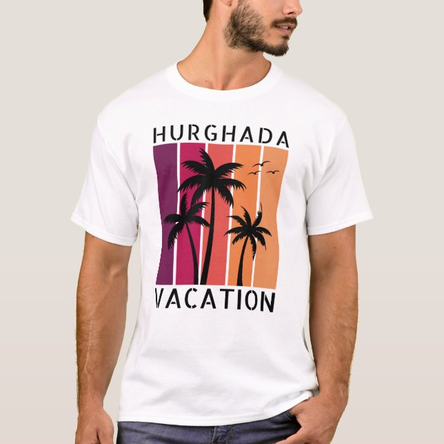 Hurghada Vacation T-Shirt (Framsida)