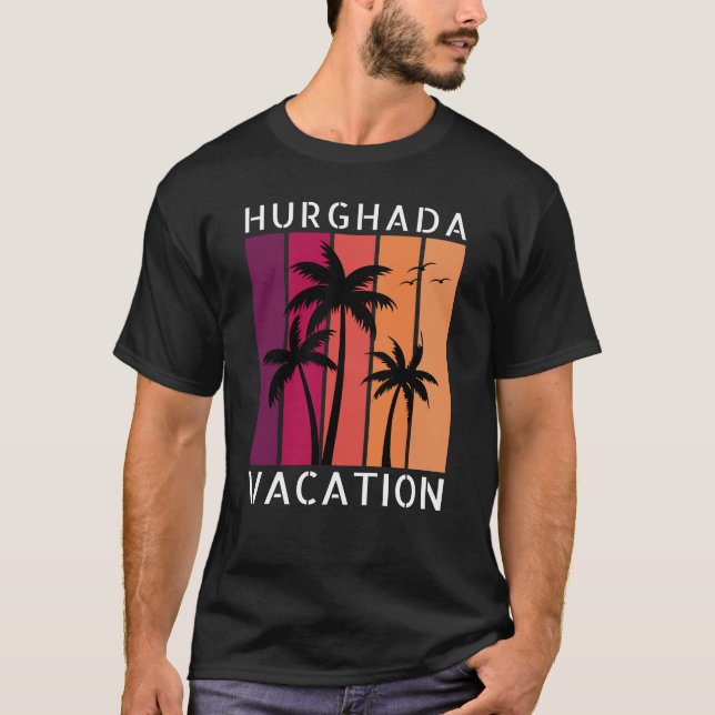 Hurghada Vacation T-Shirt (Framsida)