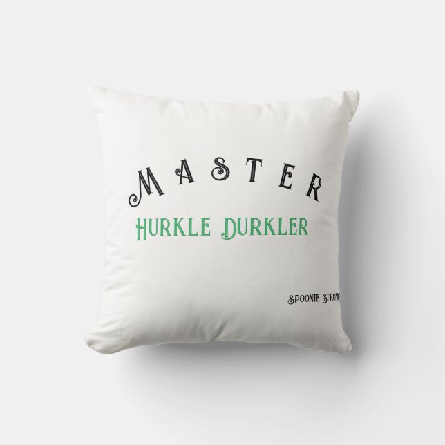 Hurkle Durkle Mugg Kudde (Framsida)