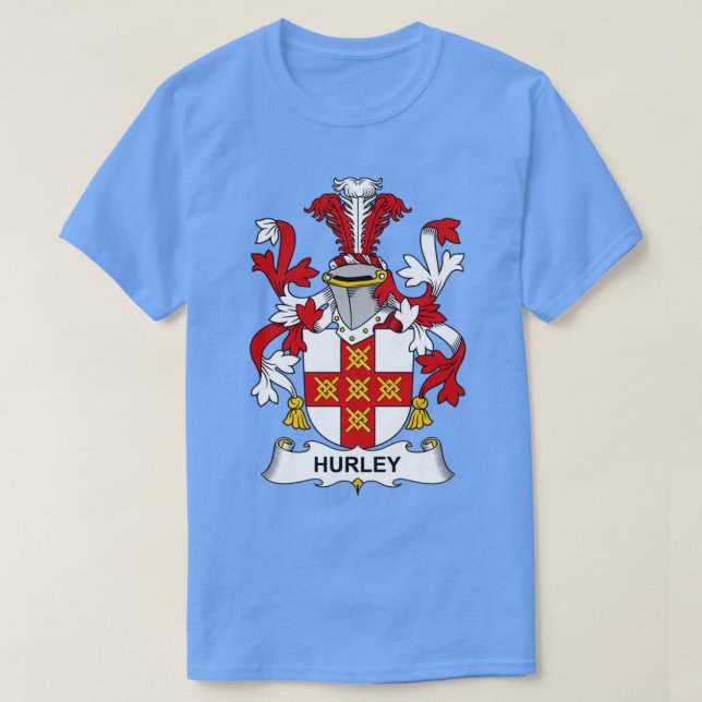 Hurley Jackade Arm Family Crest T Shirt (Design framsida)