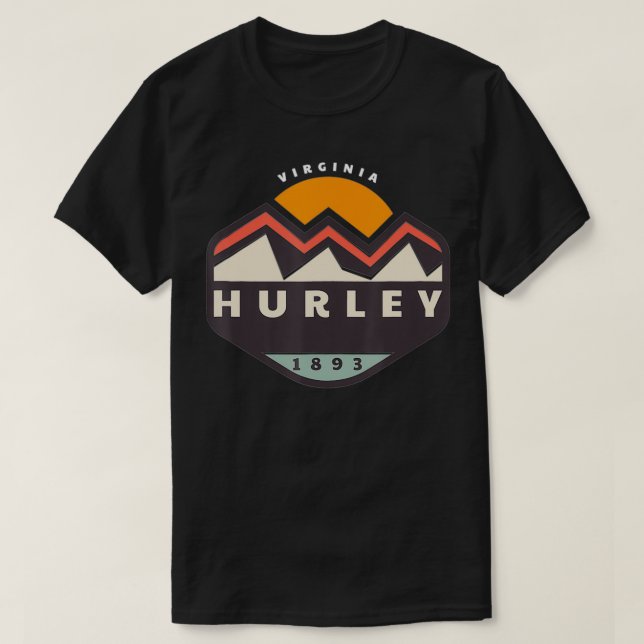 Hurley Virginia  T Shirt (Design framsida)