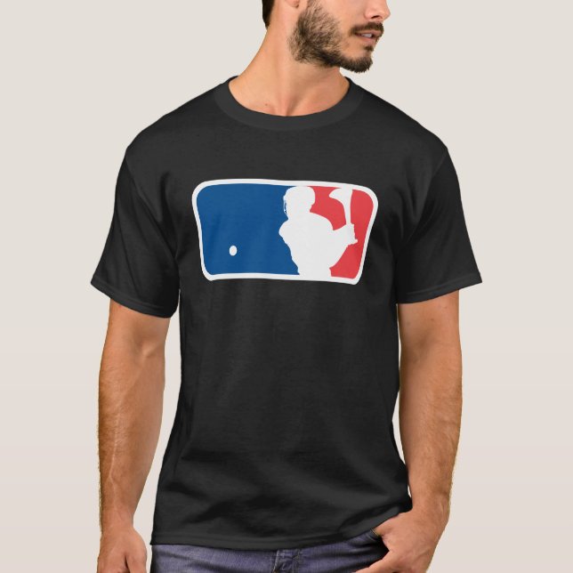 Hurling Parody Major League Stil Logotyp T Shirt (Framsida)