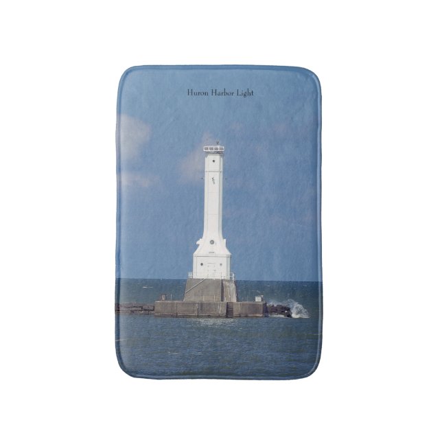 Huron Harbor Light bathmat Badrumsmatta (Framsidan (Vertikal))