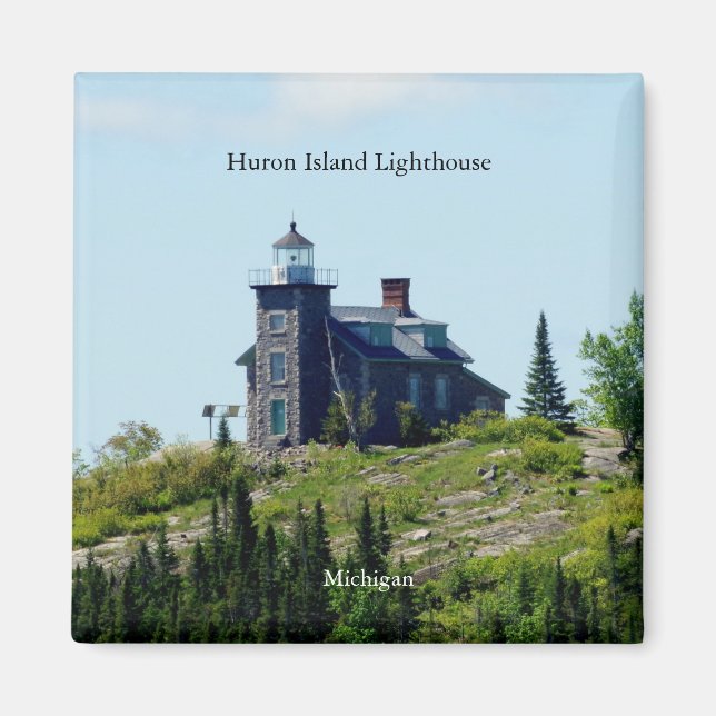 Huron Island Lighthouse magnet (Framsidan)