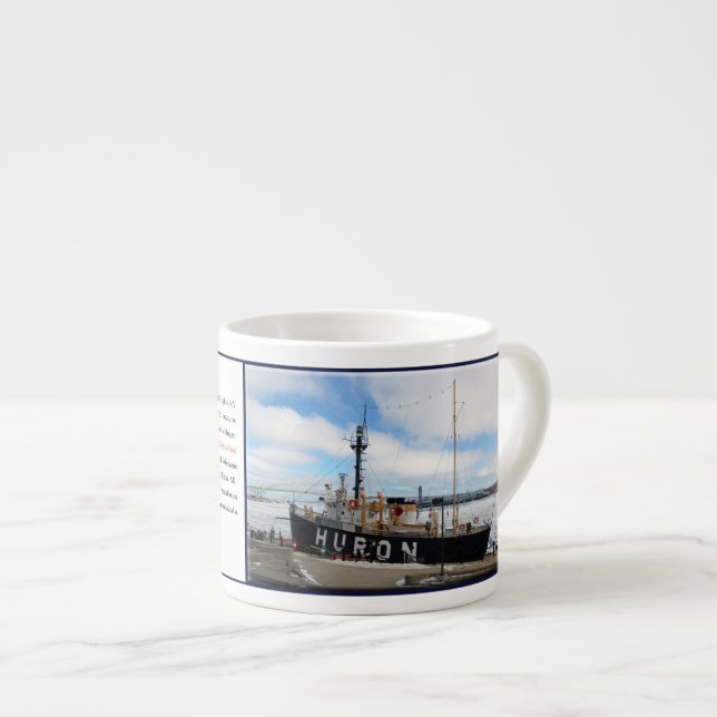 Huron Light Frakt vinterespresso mugg Espressomugg (Framsida höger)