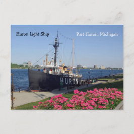 Huron Lightship-vykort Vykort