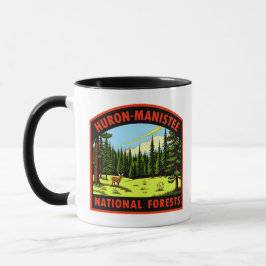Huron Manistee Nation Forest Michigan Mugg