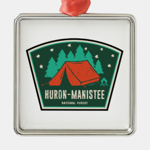 Huron-Manistee National Forest Camping Julgransprydnad Metall
