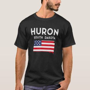Huron South Dakota USA State America Travel South T Shirt