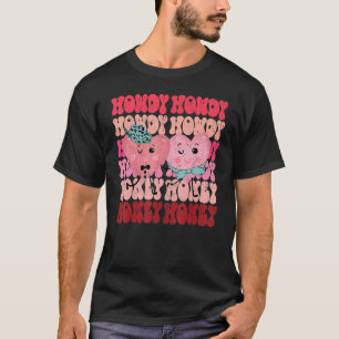 Hurra älskling Alla hjärtans dag Cowgirl snygg Mat T Shirt