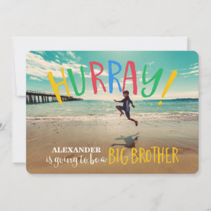 Hurra!   Big Brother Foto Graviditet Meddelande