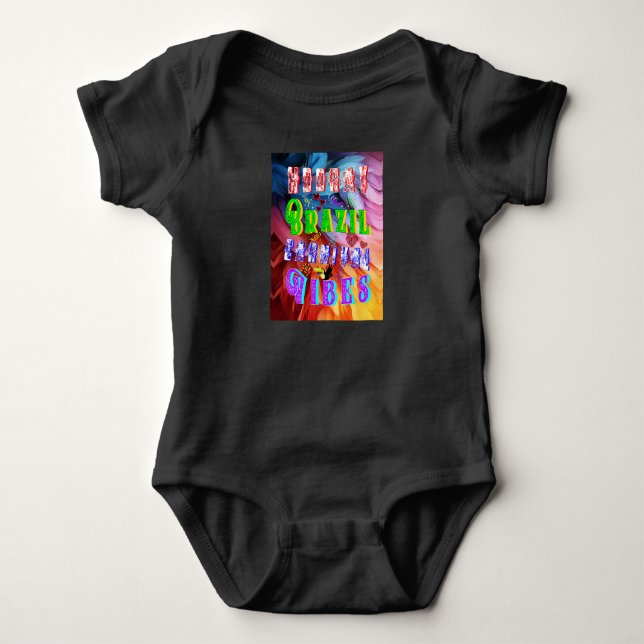 Hurra Brasilien Karnevalstämning T Shirt (Framsida)