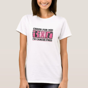 Hurra för mig fri I-förmiddagcancer - bröstcanc T-shirt